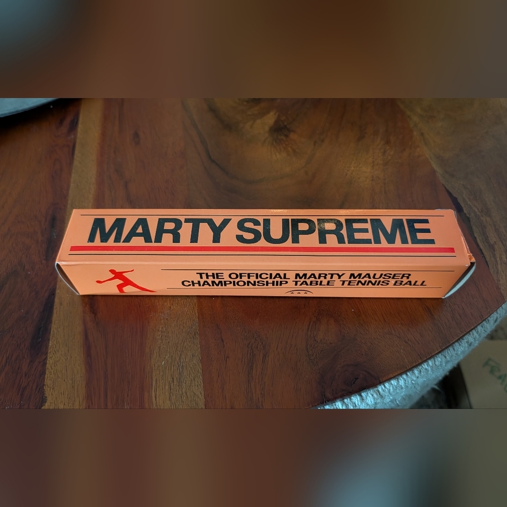Marty Supreme Table Tennis Balls
